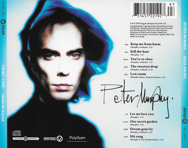 Peter Murphy : Holy Smoke (CD, Album)
