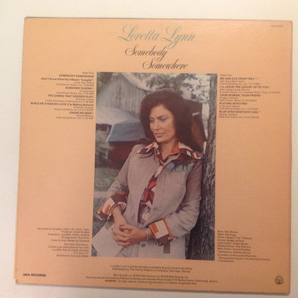 Loretta Lynn : Somebody Somewhere (LP, Album, Club)