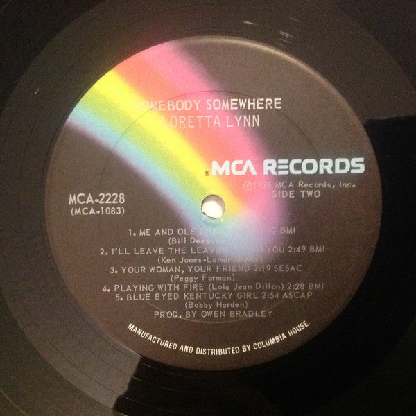 Loretta Lynn : Somebody Somewhere (LP, Album, Club)
