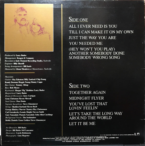 Kenny Rogers & Dottie West : Classics (LP, Album, Club)