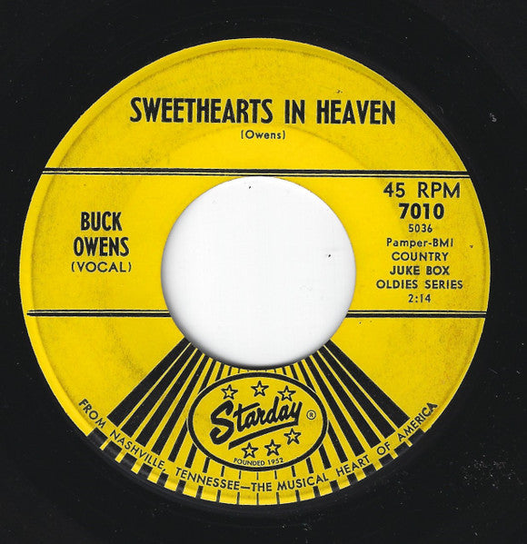 Buck Owens : Sweethearts In Heaven (7", Single)