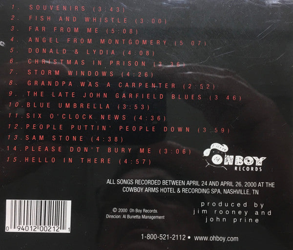 John Prine : Souvenirs (CD, Album)