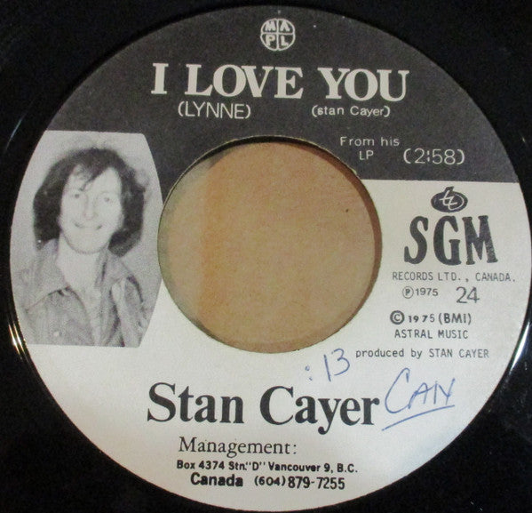 Stan Cayer : My My Gemini (7", Single)