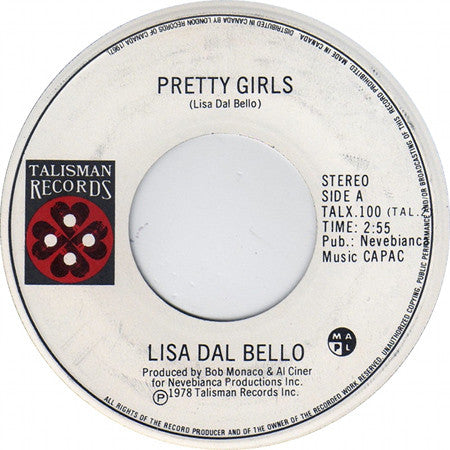 Lisa Dal Bello : Pretty Girls (7", Single)