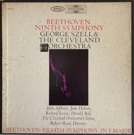 Ludwig van Beethoven - George Szell & The Cleveland Orchestra : Ninth Symphony / Eighth Symphony In F Major (2xLP + Box)