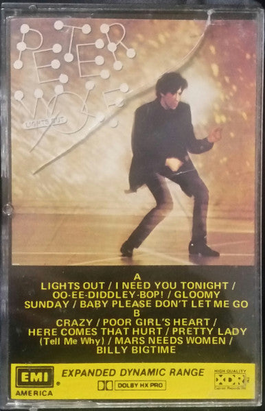 Peter Wolf : Lights Out (Cass, Album)