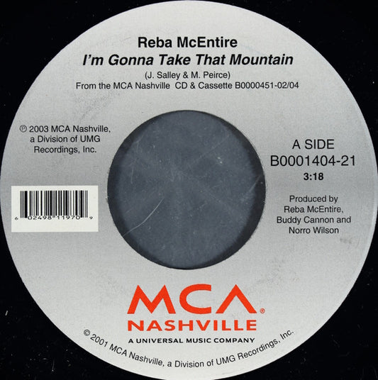 Reba McEntire : I'm Gonna Take That Mountain (7")