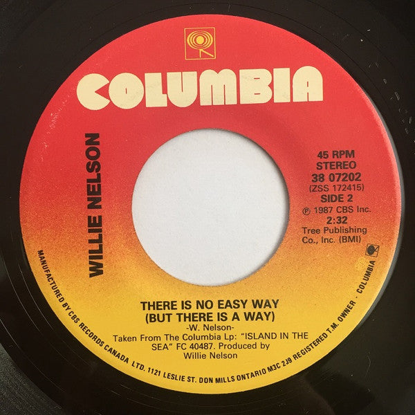 Willie Nelson : Island In The Sea (7", Single)