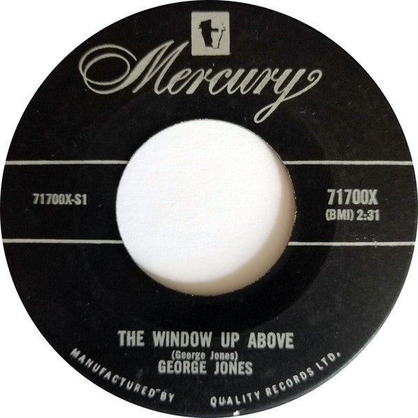 George Jones (2) : The Window Up Above / Candy Hearts (7", Single)