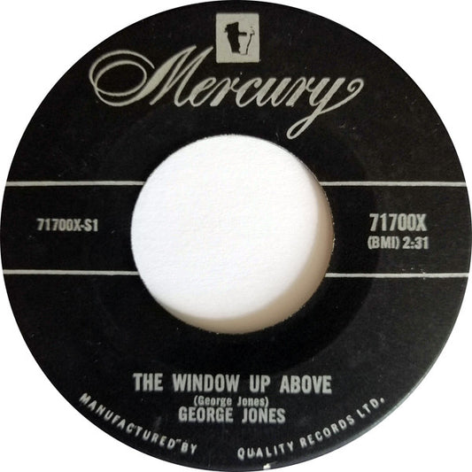 George Jones (2) : The Window Up Above / Candy Hearts (7", Single)