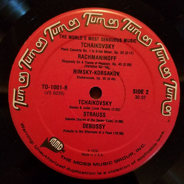 Various : Turn On With The World's Most Sensuous Music (LP, Comp)