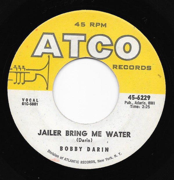 Bobby Darin : Things / Jailer Bring Me Water (7", MGM)