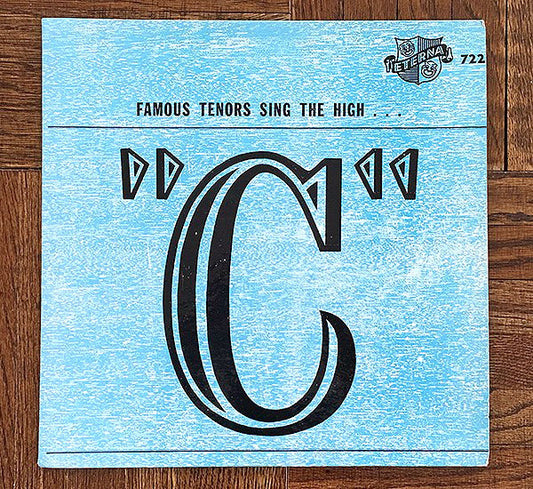Various : Famous Tenors Sing The High "C" (LP, Comp, Mono)
