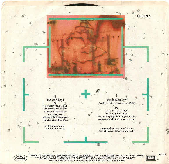 Duran Duran : The Wild Boys (7", Single)