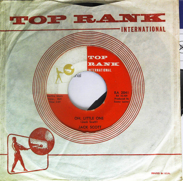 Jack Scott : Burning Bridges / Oh, Little One (7", Single)