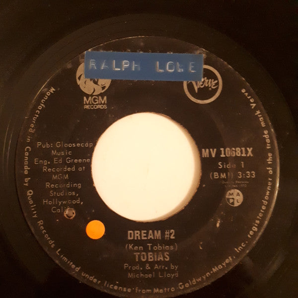 Tobias* : Dream #2 (7", Single)