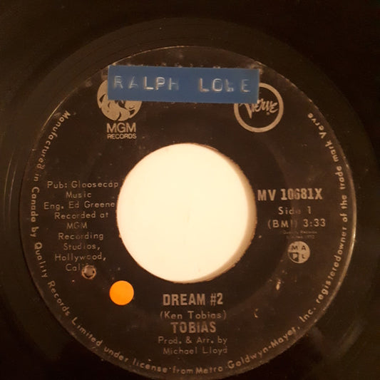 Tobias* : Dream #2 (7", Single)