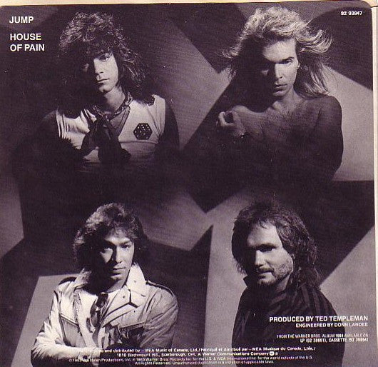 Van Halen : Jump! (7", Single)