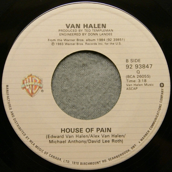 Van Halen : Jump! (7", Single)
