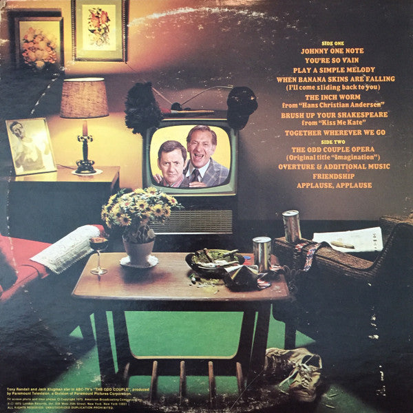 Tony Randall (3) And Jack Klugman : The Odd Couple Sings (LP, Album, Gat)