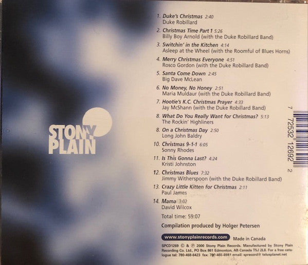 Various : Stony Plain's Christmas Blues (CD, Comp)