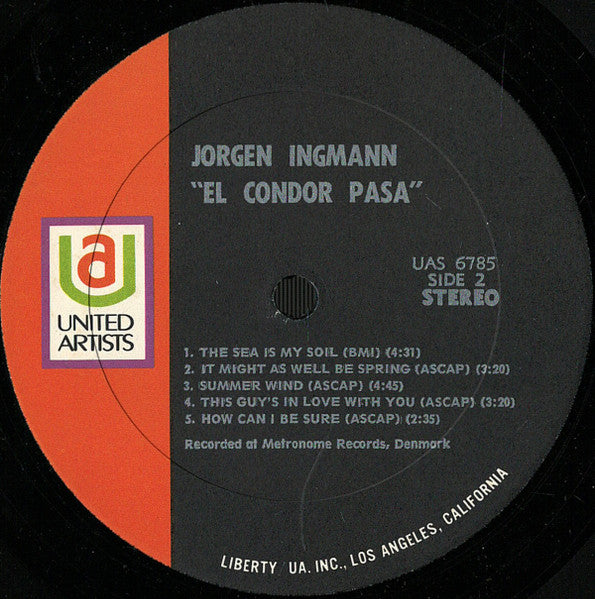 Jørgen Ingmann : El Condor Pasa (LP)