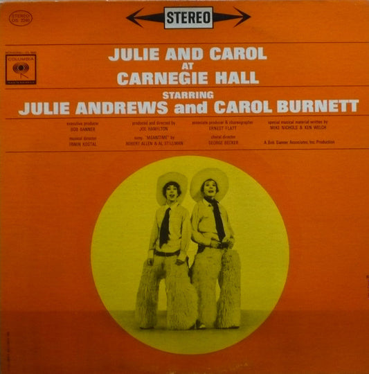 Julie Andrews And  Carol Burnett : Julie And Carol At Carnegie Hall (LP, Album)
