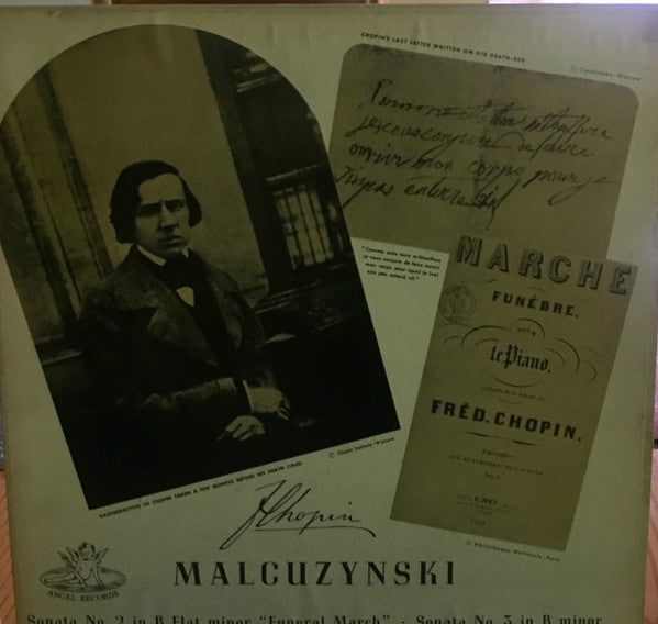 Witold Malcuzynsky, Frédéric Chopin : Sonata No.2 In B Flat Minor, "Funeral March" / Sonata No. 3 In B Minor (LP)