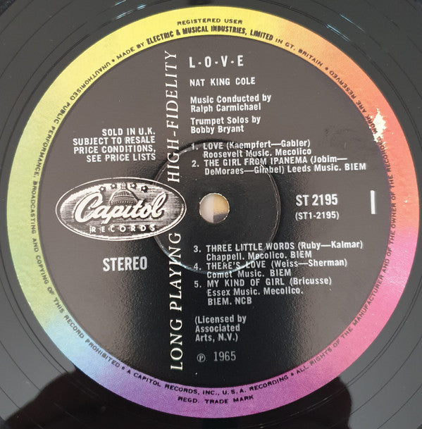 Nat King Cole : L-O-V-E (LP, Ori)
