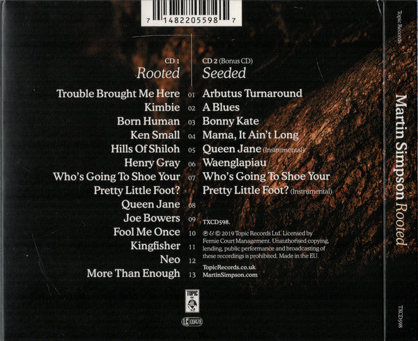 Martin Simpson : Rooted (2xCD, Dlx)