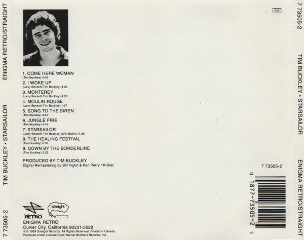 Tim Buckley : Starsailor (CD, Album, RE, RM)