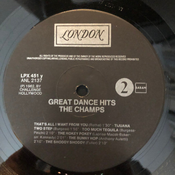 The Champs : The Champs (LP, Album, Comp, RE)