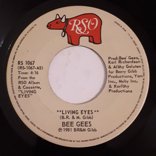 Bee Gees : Living Eyes (7", Single)