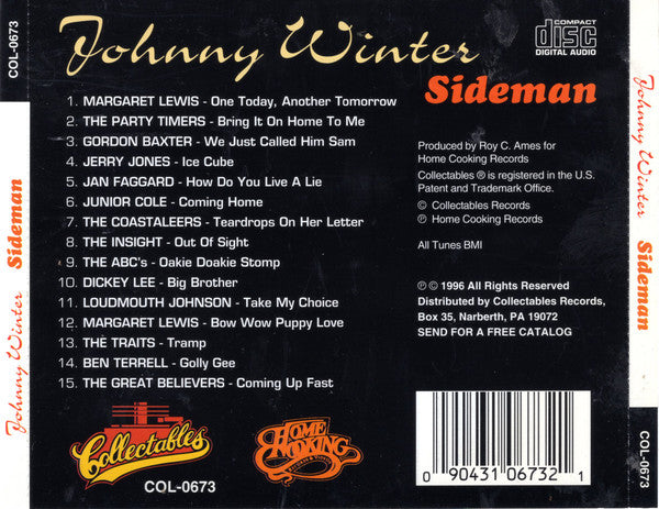 Johnny Winter : Sideman (CD, Comp)