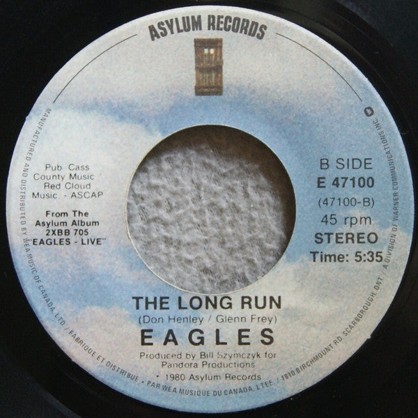 Eagles : Seven Bridges Road (7", Single)