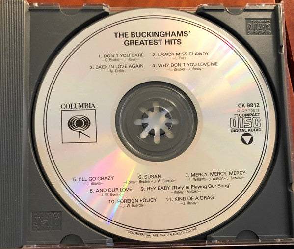 The Buckinghams : Greatest Hits (CD, Comp)