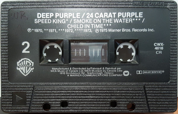 Deep Purple : 24 Carat Purple (Cass, Comp, RE, Dol)
