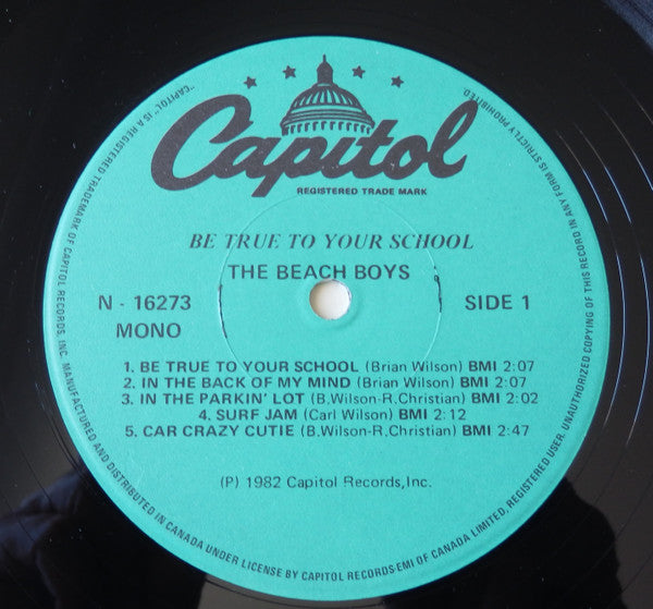 The Beach Boys : Be True To Your School (LP, Comp, Mono)