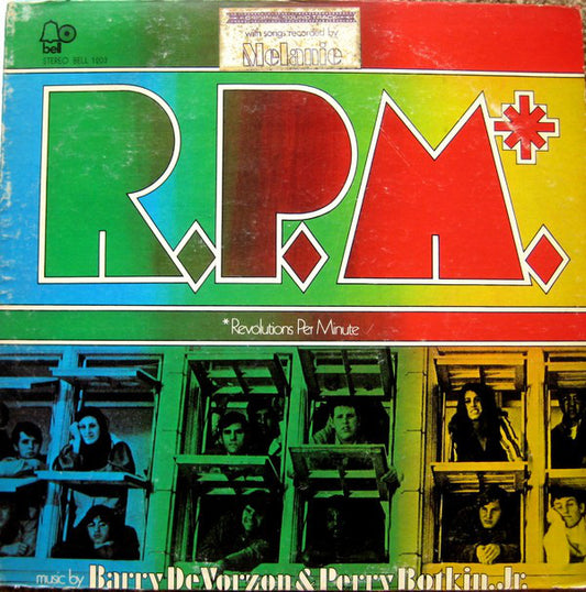 Barry De Vorzon & Perry Botkin Jr. & Melanie (2) : R.P.M.* (*Revolutions Per Minute) (Soundtrack From The Motion Picture) (LP, Mon)