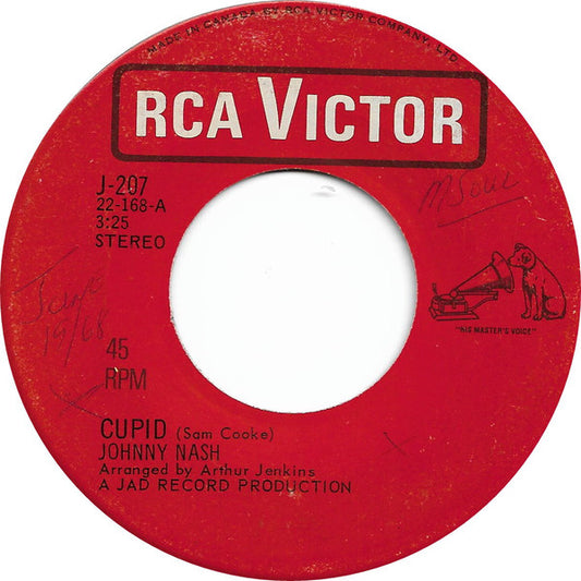 Johnny Nash : Hold Me Tight / Cupid (7", Single)