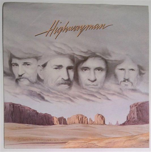 Waylon Jennings, Willie Nelson, Johnny Cash, Kris Kristofferson / Johnny Cash & Willie Nelson : Highwayman (7", Single)