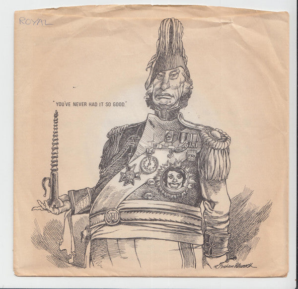 The Royal Moldavian Band of the Wrist Watch , Featuring Nancy White : Good Ol' Benevolent Pierre / Margaret Rose (7", Single, Promo)