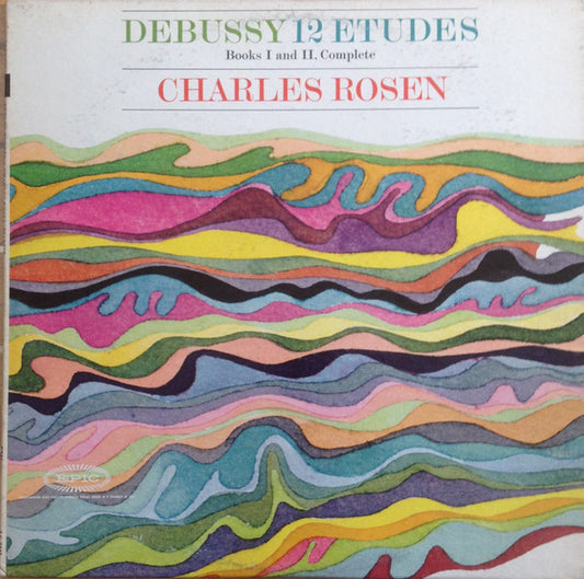 Charles Rosen : Debussy 12 Etudes (Books I And II, Complete) (LP, Album, Mono)