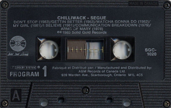 Chilliwack : Segue (Cass, Comp, Dol)