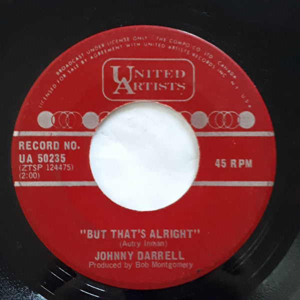 Johnny Darrell : The Son Of Hickory Holler's Tramp (7", Single)