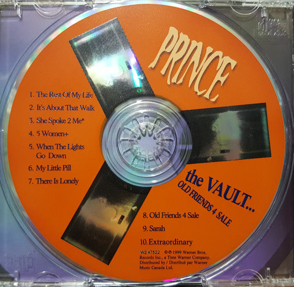 Prince : The Vault ... Old Friends 4 Sale (CD, Album, Club)