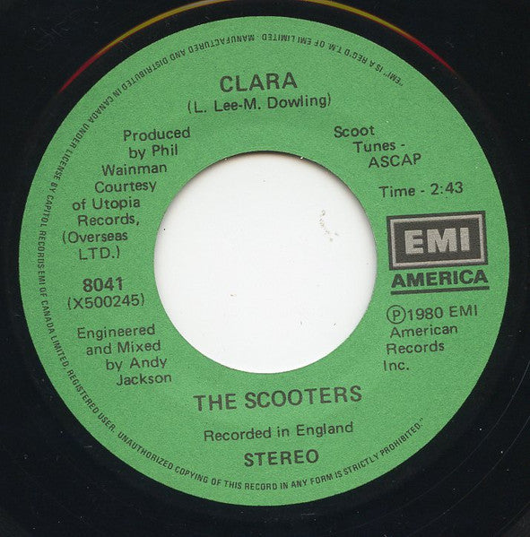 The Scooters (2) : Stuck On You (7", Single)