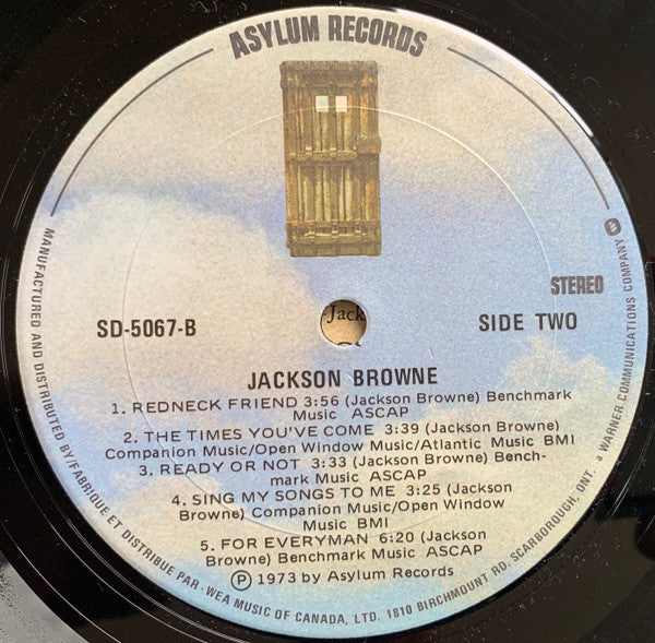 Jackson Browne : For Everyman (LP, Album, RP)