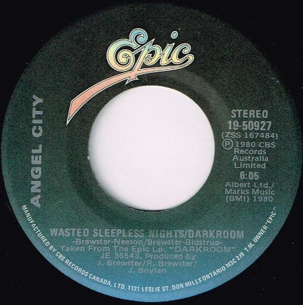 Angel City (2) : No Secrets (7")