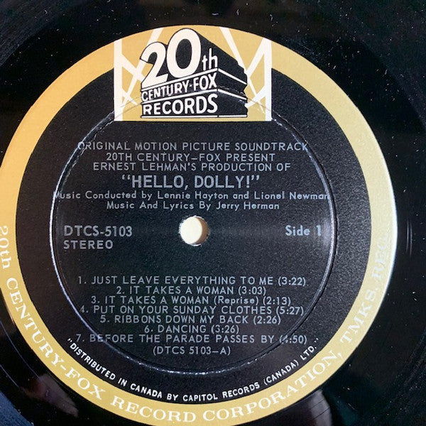 Various : Hello Dolly! (Original Motion Picture Soundtrack Album) (LP, Album, Gat)